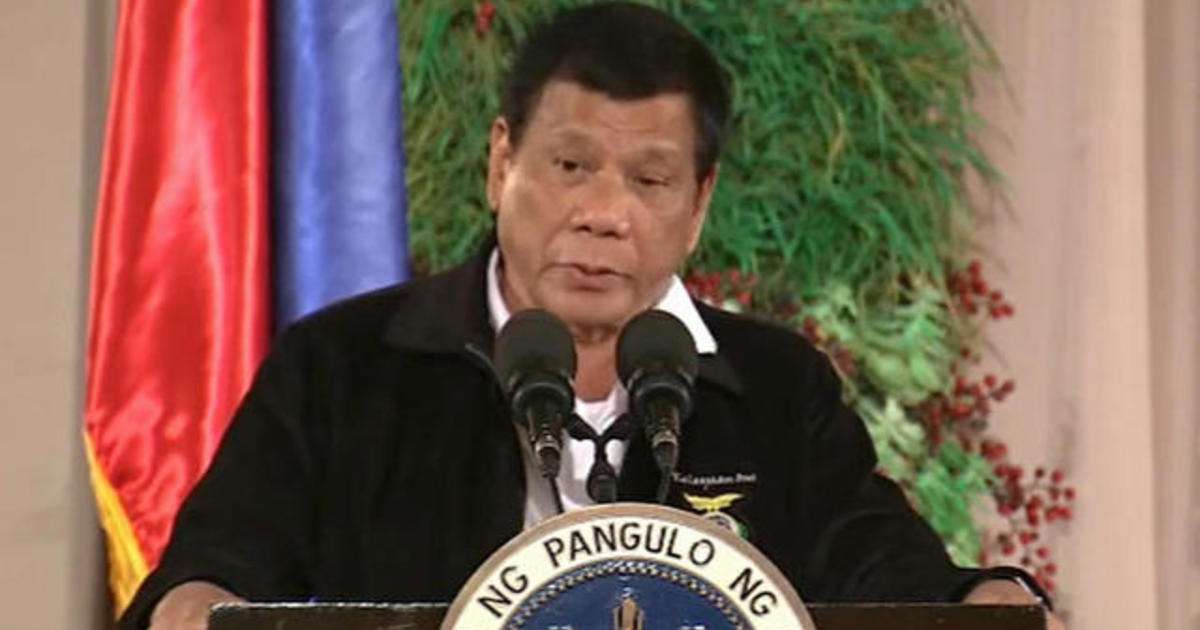 Philippines president recalls conversation with Donald Trump