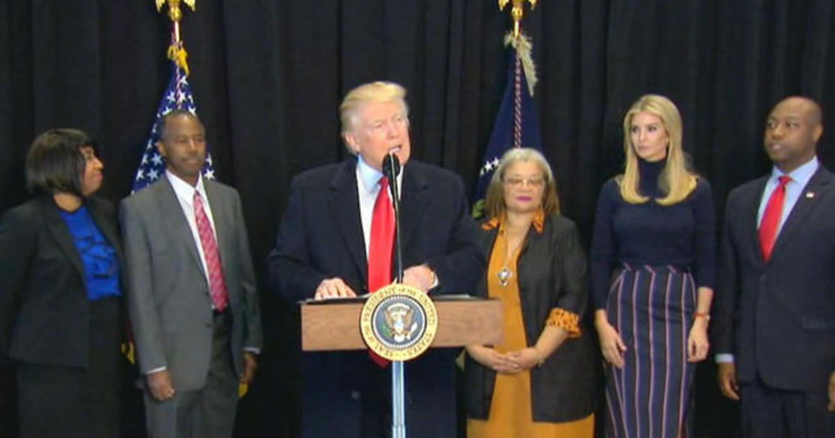 President Trump speaks at African American Museum