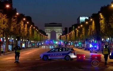 Paris' Champs-Elysees locked down after terrorist attack
