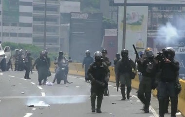 Unrest in Venezuela as anti-government protesters take to the streets