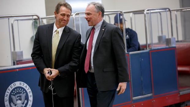 Flake, Kaine introduce AUMF against ISIS, al-Qaeda, Taliban