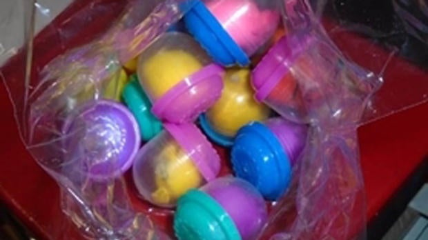Vending machine yields toy ball full of cocaine