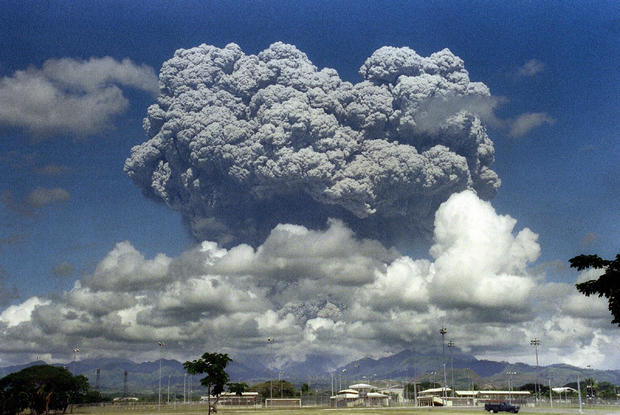 Mount Pinatubo volcano 