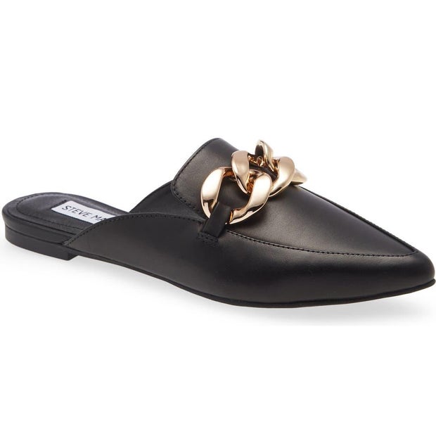 Steve Madden Finn chain pointed toe mule 