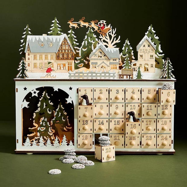 Kringle Village Light-Up Advent Calendar 