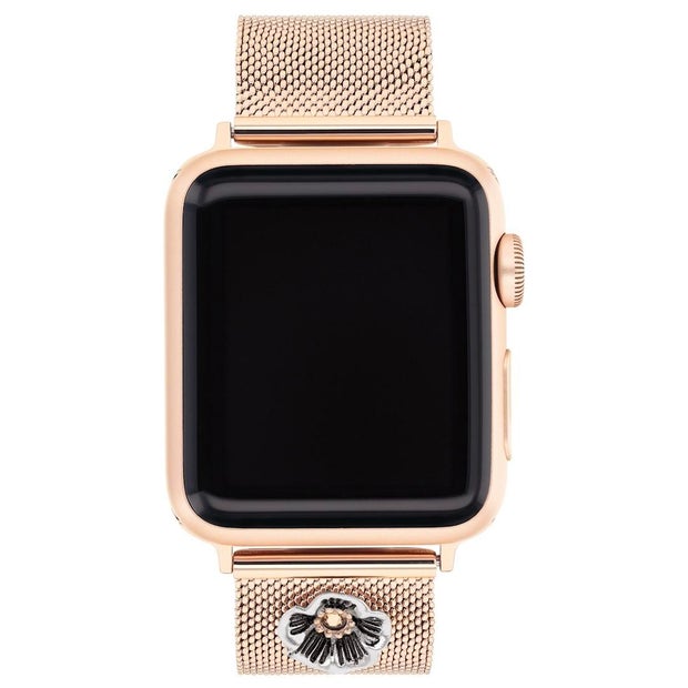 Coach Flower Mesh Apple Watch Band 
