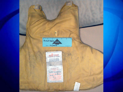 Officer Groves' Bullet Proof Vest 