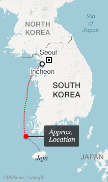 South Korea Ferry Sinks Carrying Hundreds Of Students Cbs News