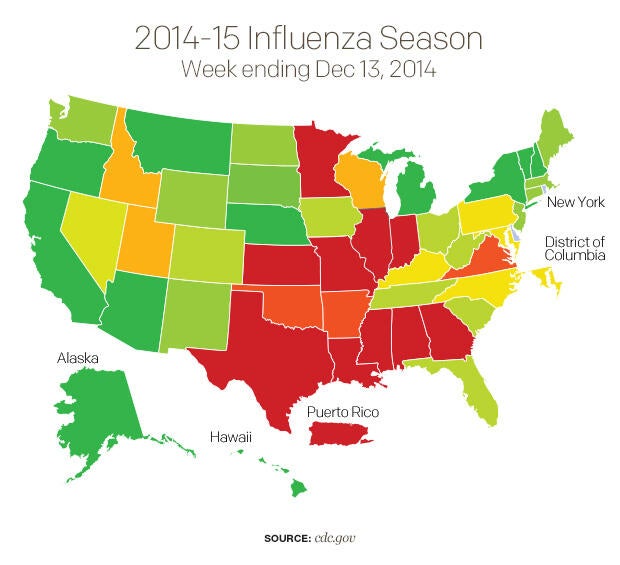 Flu Outbreak Spreading Rapidly In Us Cbs News 