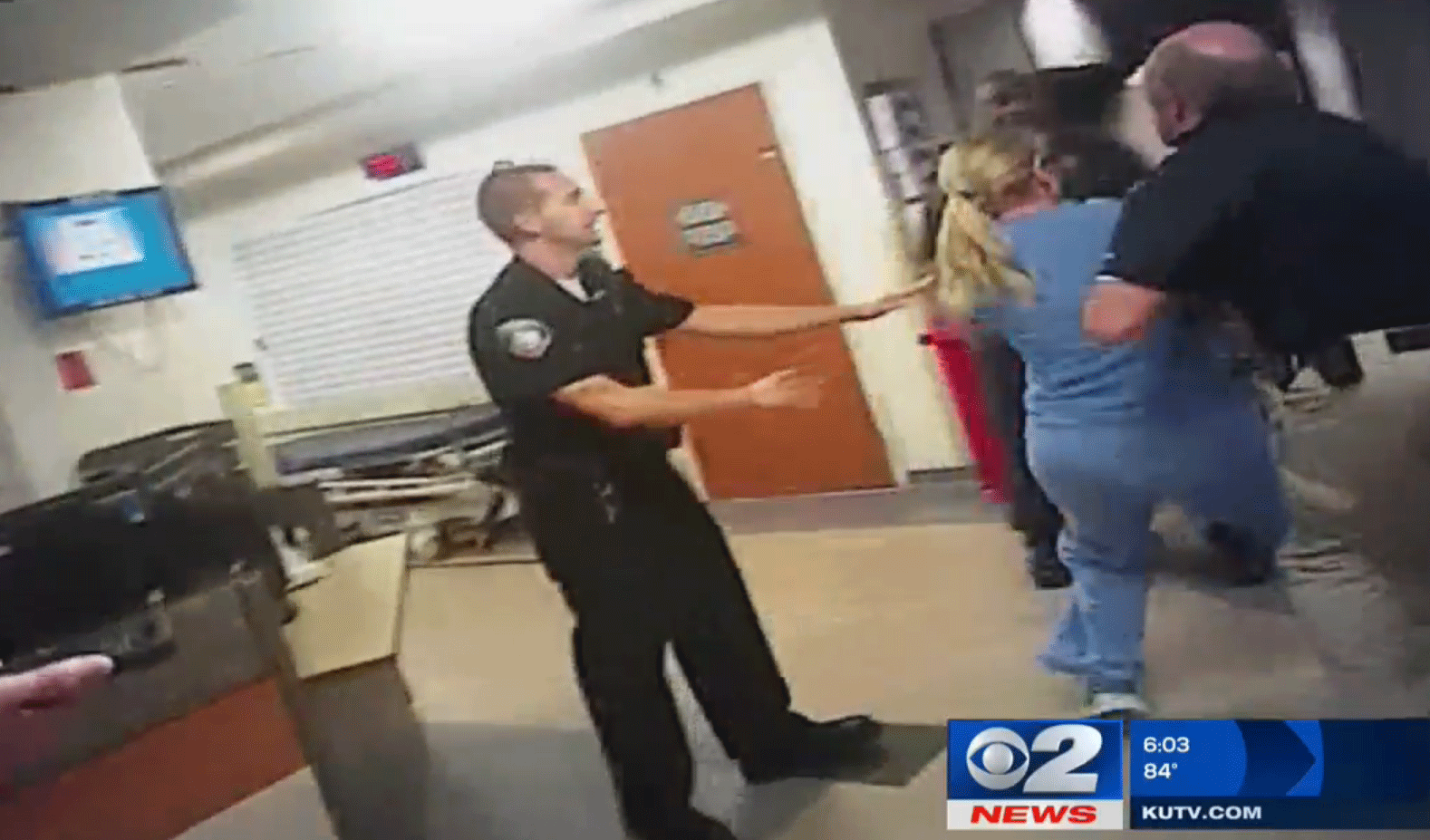 Police Officer Who Arrested Utah Nurse Fired From Medic Job Cbs News