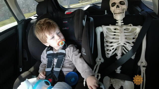 No bones about it: One kid's sweet relationship with a spooky buddy 