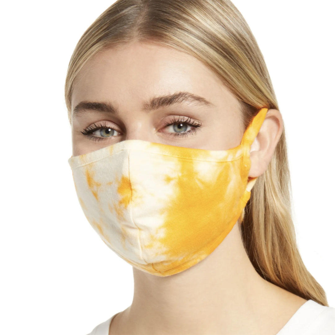 Yellow face mask from Nordstrom 