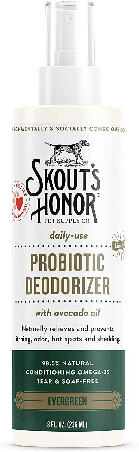 Skout's Honor Evergreen probiotic deodorizer spray 