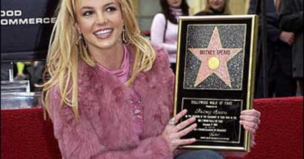 Britney Gets A Walk Of Fame Star Cbs News