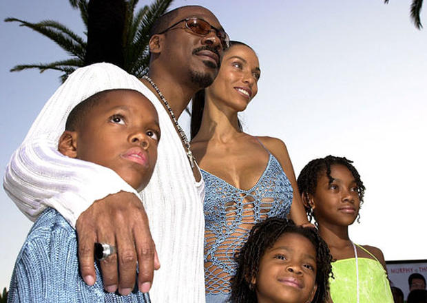 eddie murphy kids and their mothers
