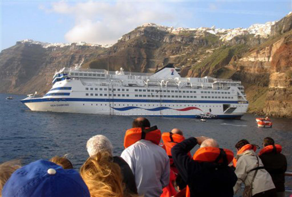 Greek Cruise Ship Sinks CBS News