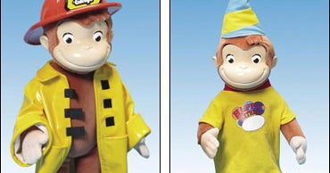 curious george talking doll