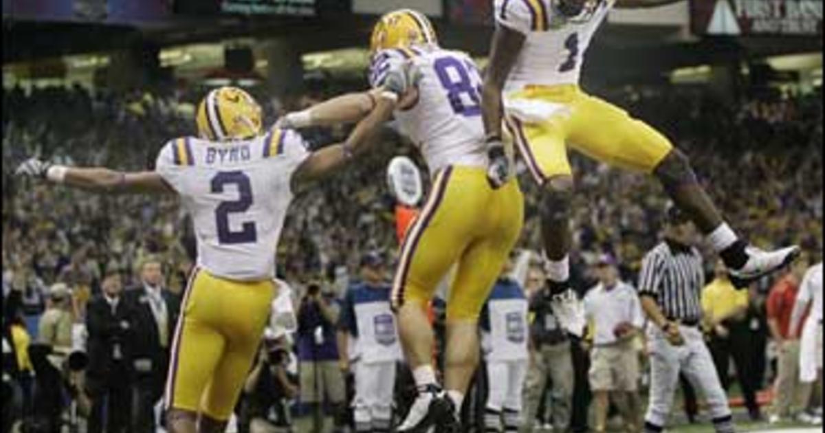 LSU Routs Ohio State In Championship Game CBS News