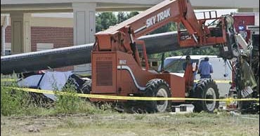 Oklahoma Crane Accident Kills Onlooker CBS News