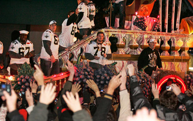 Saints Come Marching Home - Photo 1 - Pictures - CBS News