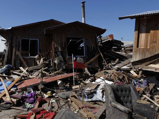 Chile Earthquake Aftermath CBS News