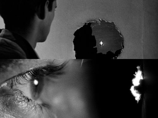 Image result for psycho movie norman peep hole