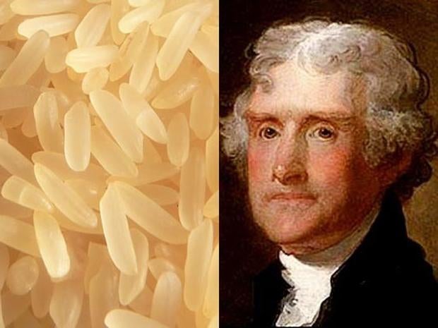 Thomas Jefferson Rice Smuggler Famous Food Es Roaches Thomas Jefferson Rice Smuggler Famous Food Es Roaches And Erflies Pictures Cbs News
