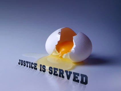 Justice Served in Case of Courtoom Egg Toss - CBS News