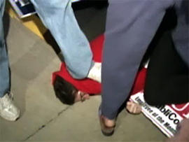 Rand Paul Supporter Tim Profitt Charged After Woman's Head Stepped on