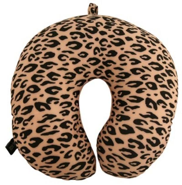 leopard neck pillow