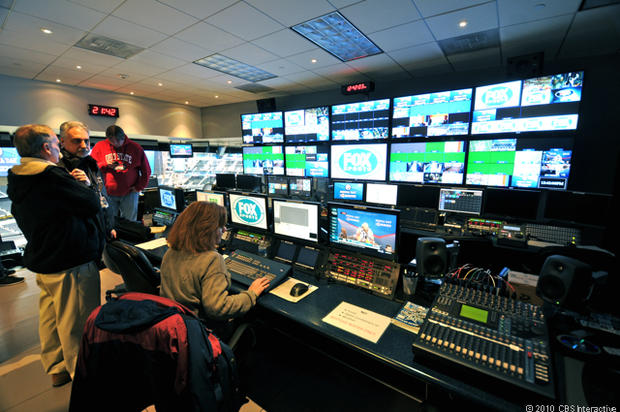 Super Bowl video control room - The Tech in Super Bowl 