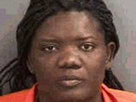 Clodia Coicour was charged with aggravated battery after the Monday night incident outside the Wal-mart in Naples, March 25, 2011. (Finger Tip Bitten Off Walmart)