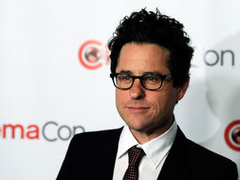 J.J. Abrams arrives to promote his upcoming film"Super 8" during the opening night of CinemaCon on March 28, 2011, in Las Vegas.