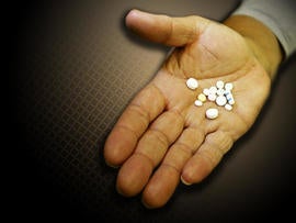 Drug store thief comes after pills, gets beans