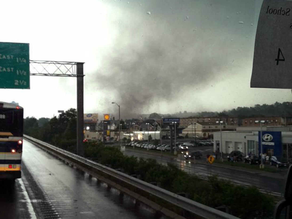 Massachusetts tornado CBS News