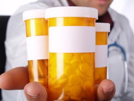 prescription pill bottles