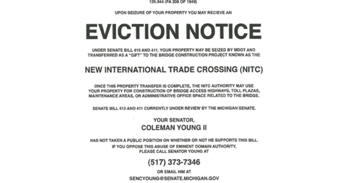 koch backed group s fake eviction notices rile up detroit cbs news