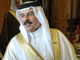 Hamad bin Isa al-Khalifa, king of Bahrain