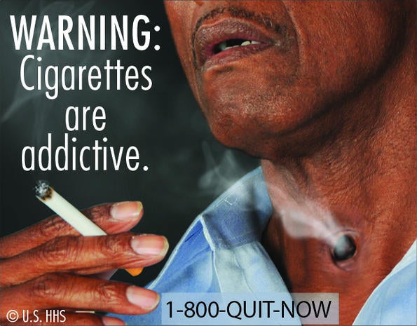 WARNING: Cigarettes cause cancer - Cigarette warning labels - CBS News