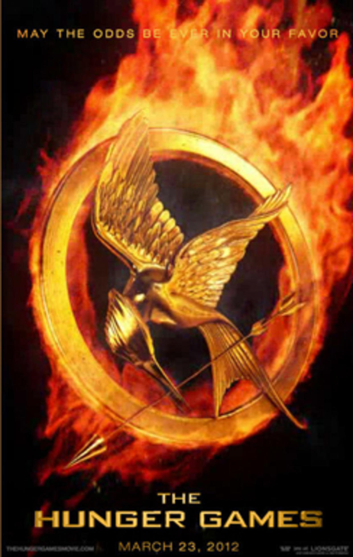 "The Hunger Games" releases fiery new poster CBS News