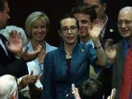 Gabby Gifford at House vote on Debt