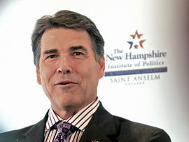 Rick Perry in NH