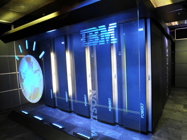 The IBM computer system known as Watson is seen at IBM's T.J. Watson research center in Yorktown Heights, N.Y., Jan. 13, 2011. Watson is being tapped by one of the nation's largest health insurers, WellPoint Inc., to help diagnose medical problems and authorize treatments.