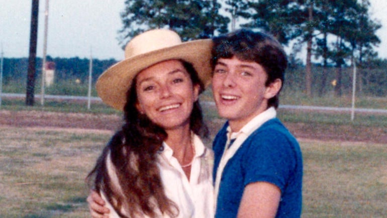 Natalie Antonetti and her son, Johnny Goudie