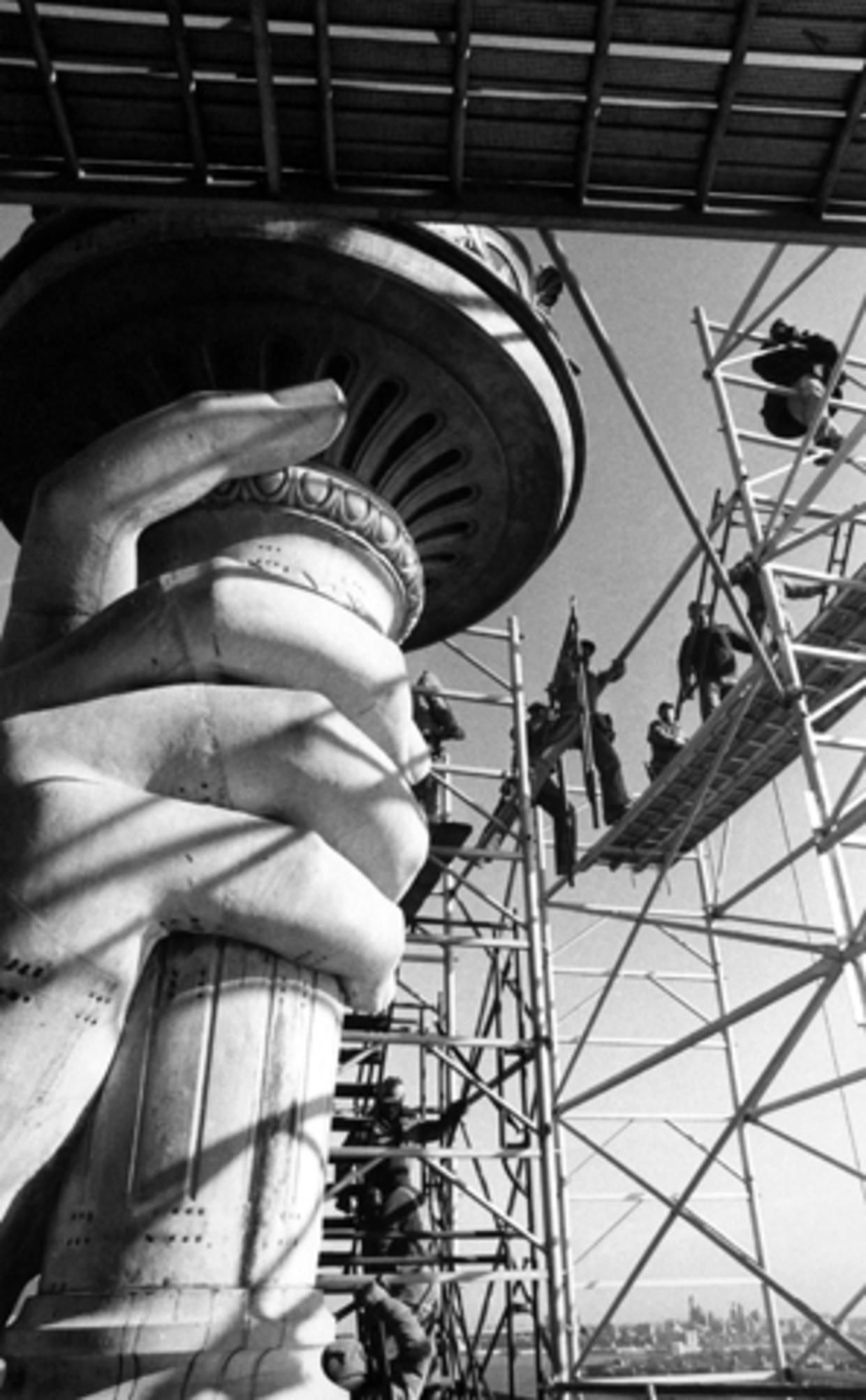 строительство статуи свободы в нью йорке