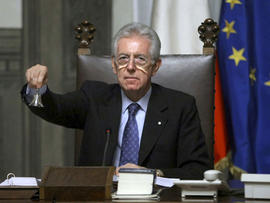 Mario Monti, Italy