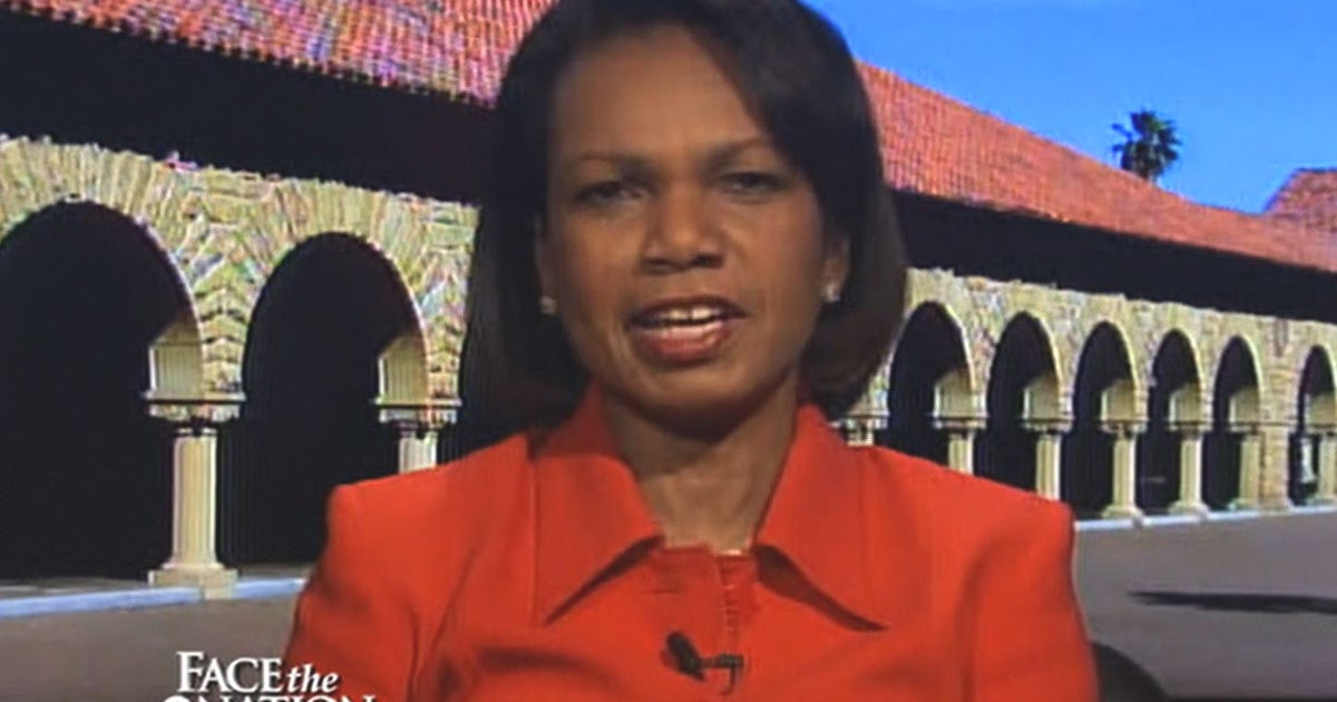 Condi Rice: U.S. will never be 