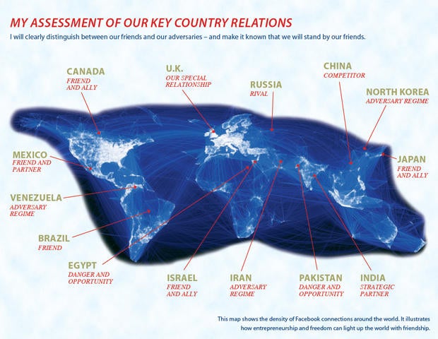 Hermain Cain worldmap