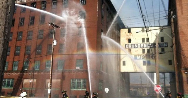 Explosion sparks 3alarm fire in St. Louis CBS News