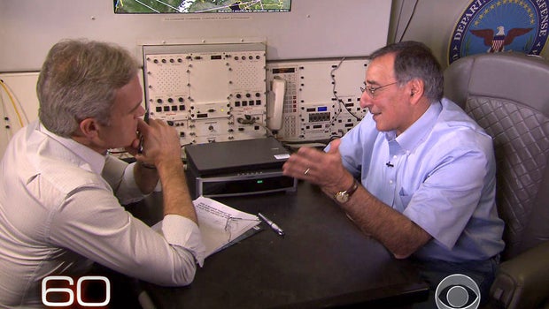 Leon Panetta, Scott Pelley, Doomsday Plane 